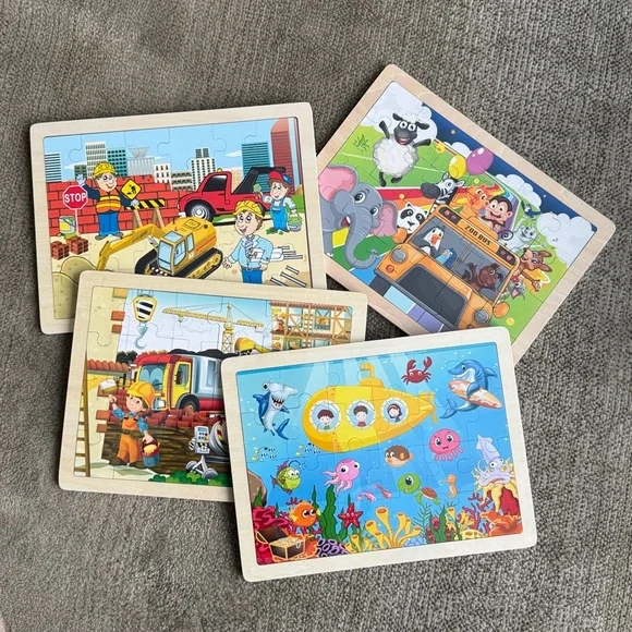 🧩 Brand New Puzzle Bundle of 4 - Picture 2 of 14